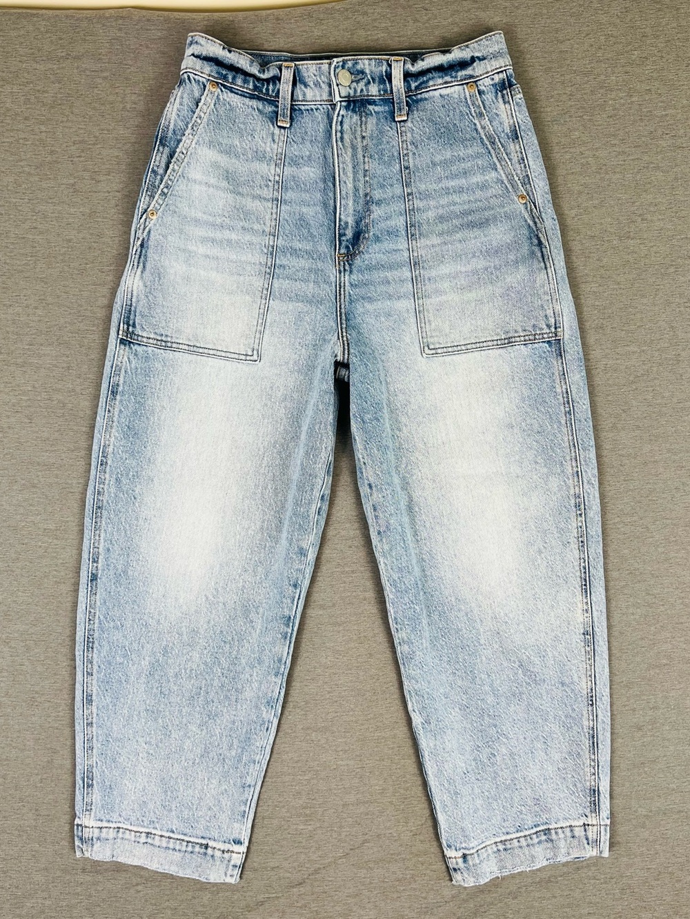 Pistola Turner Barrel Leg Light Blue Denim Jeans